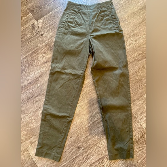 Rare vintage Club Monaco high rise high waisted mom jean green size 6 - Picture 7 of 11